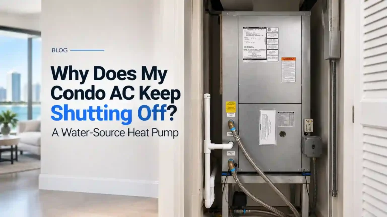why is brken my water source heat pump